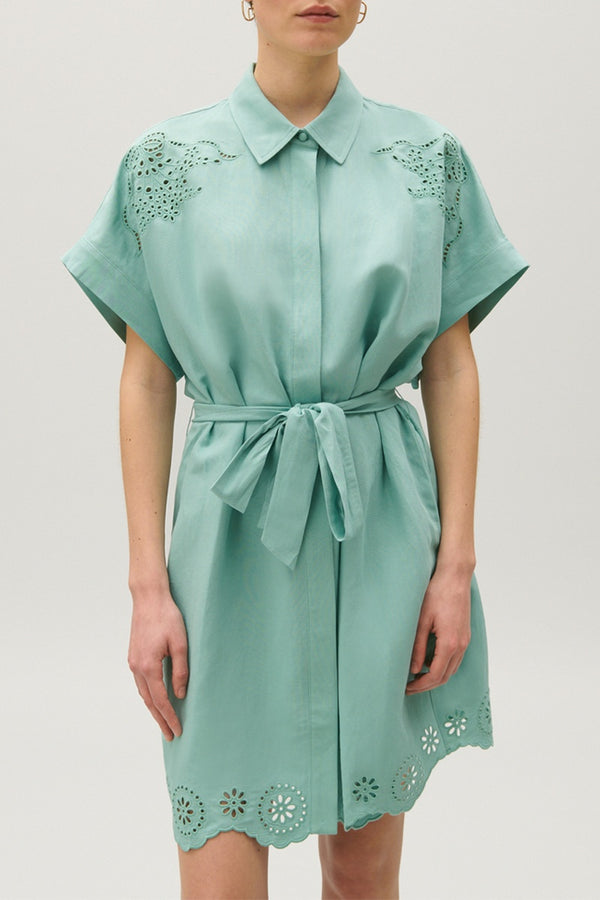 C&T Dress - Raflia - Water Green