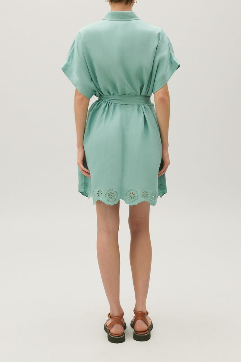 C&T Dress - Raflia - Water Green