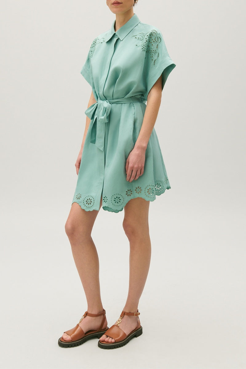 C&T Dress - Raflia - Water Green