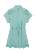 Vestido C&T - Raflia - Verde Agua