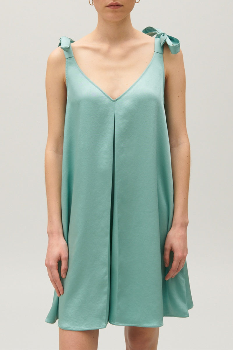 Claudie Pierlot - Robe Droite - Vert D'Eau