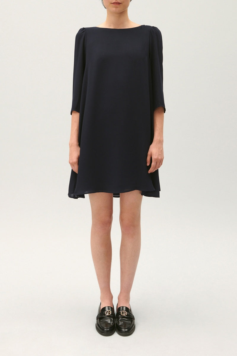 Claudie Pierlot - Robe Droite - Bleu Marine