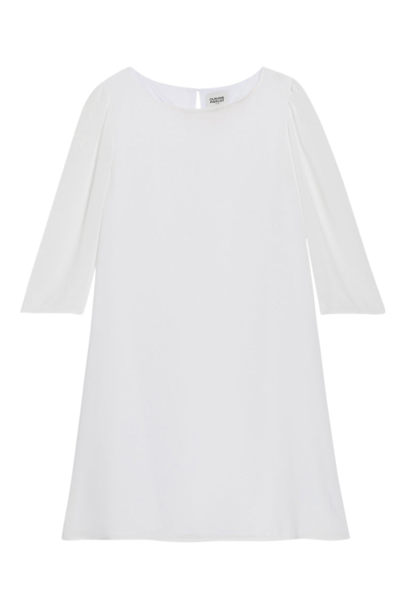 Claudie Pierlot - Straight dress - Ecru