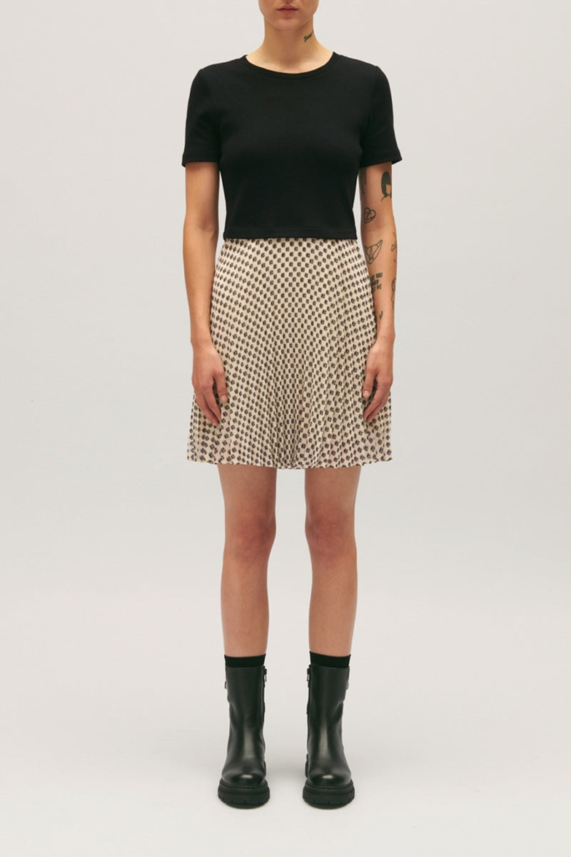 Claudie Pierlot - Robe Maille - Telicourte - Print Clair