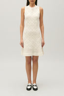 Claudie Pierlot - Vestido recto - Crudo