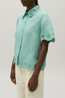 Claudie Pierlot - Blusa - Vert D'Eau