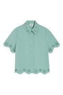 Claudie Pierlot - Blusa - Vert D'Eau