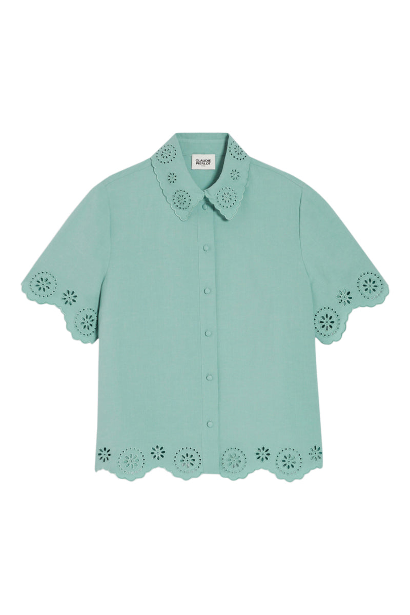 Claudie Pierlot - Blouse - Vert D'Eau