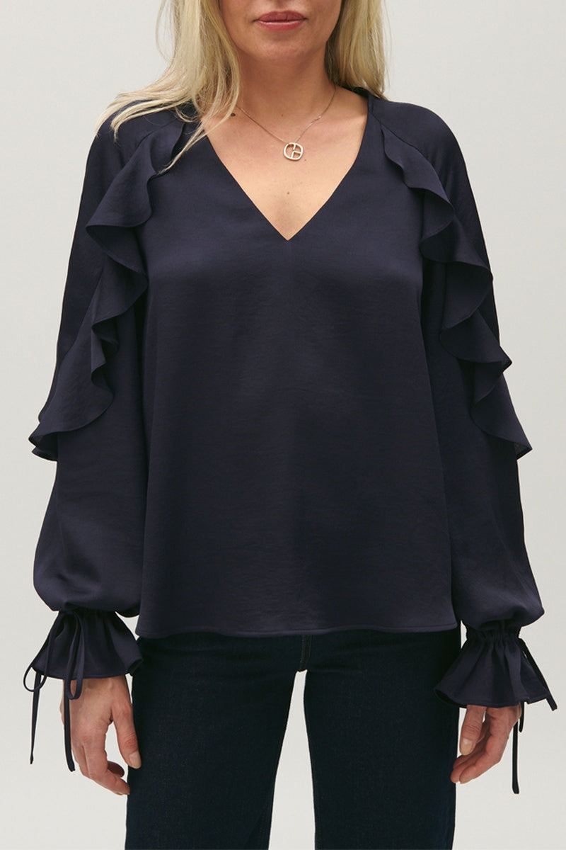 Claudie Pierlot - Blusa - Bleu Marine