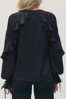 Claudie Pierlot - Blouse - Bleu Marine