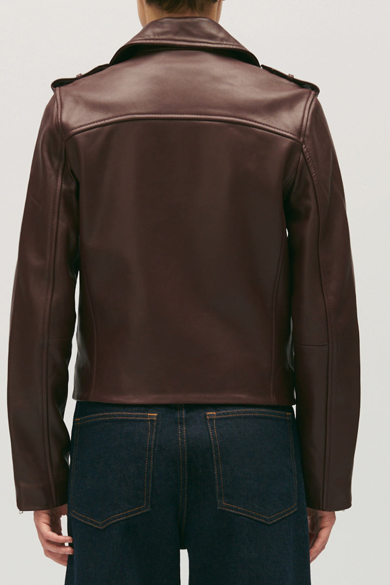Claudie Pierlot - Blouson Cuir - Cuzia - Bordeaux