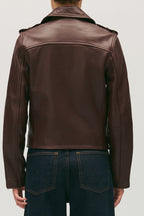 Claudie Pierlot - Blouson Cuir - Cuzia - Bordeaux