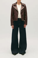 Blouson Cuir - Cuzia - Bordeaux