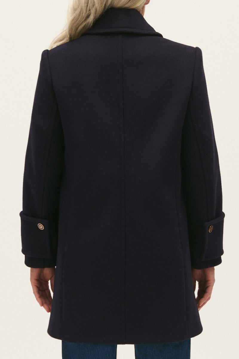 Claudie Pierlot - Coat - Gaustine - Navy