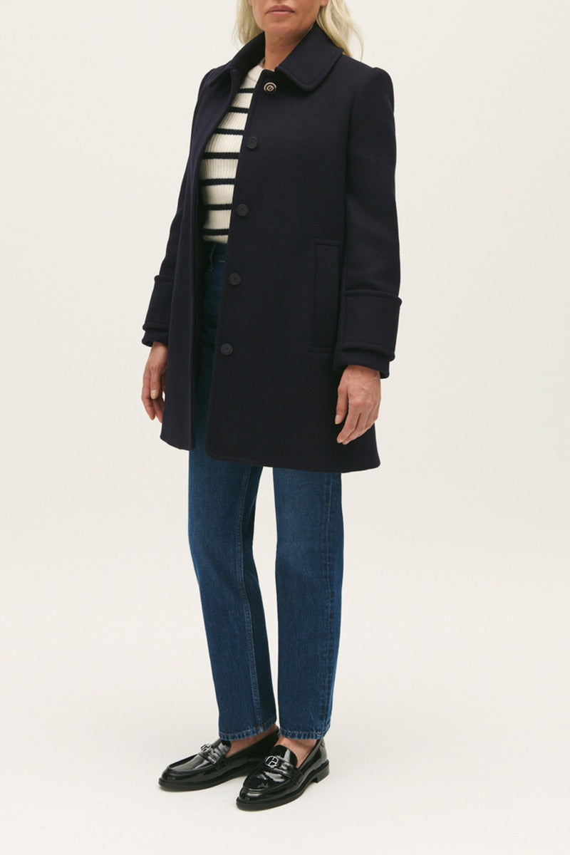 Claudie Pierlot - Coat - Gaustine - Navy