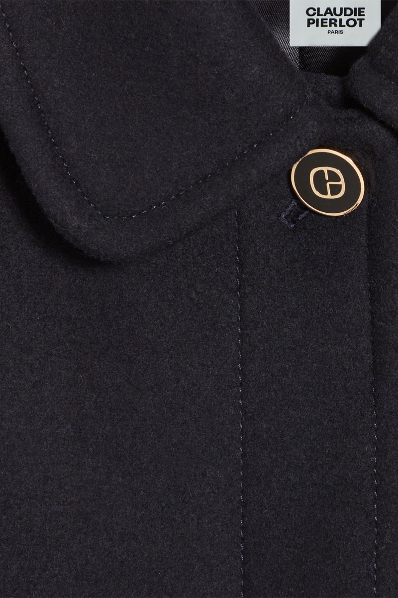 Claudie Pierlot - Coat - Gaustine - Navy