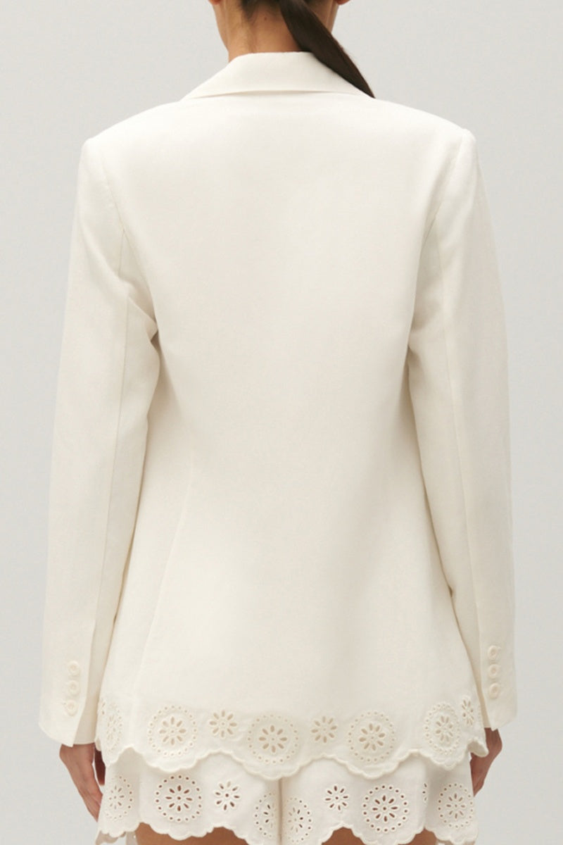 Claudie Pierlot - Traje chaqueta - Crudo