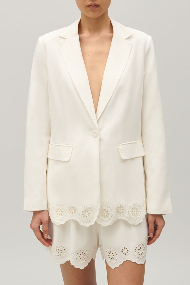Tailored Jacket - Vermeil - Ecru