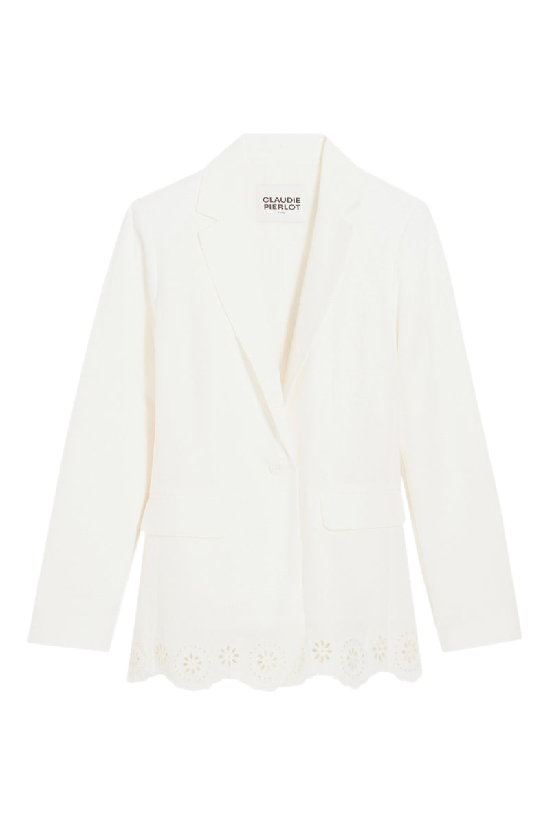 Claudie Pierlot - Veste Tailleur - Vermeil - Ecru