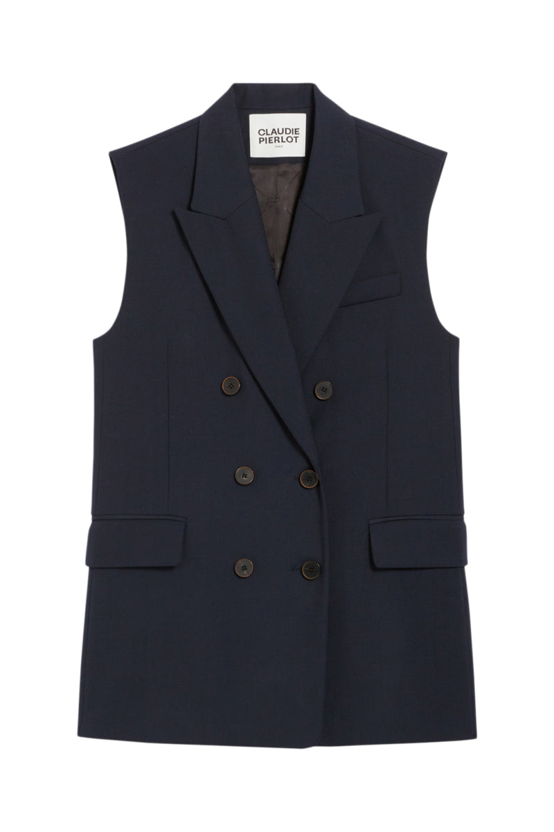 Claudie Pierlot - Veste Tailleur - Bleu Marine