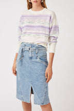 Jersey de Mohair y Liana Paraiso Malva