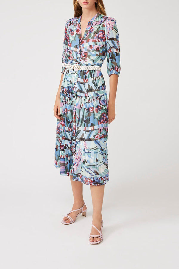 Camilla Water Green Shirt Dress