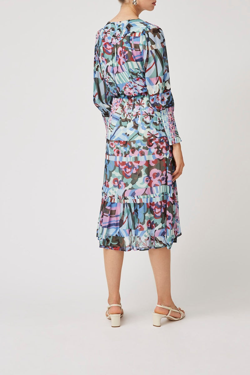 Cecelia Wrap Dress Water Green