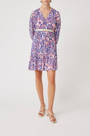 Vestido Skater Ceci Azul Coblalt