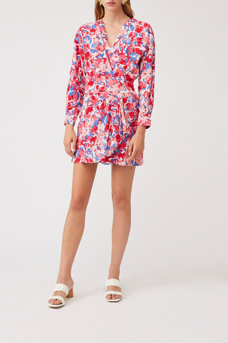 Carmen Fuchsia Wrap Dress