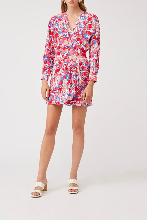 Carmen Fuchsia Wrap Dress