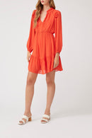 Robe Patineuse Cindy Orange