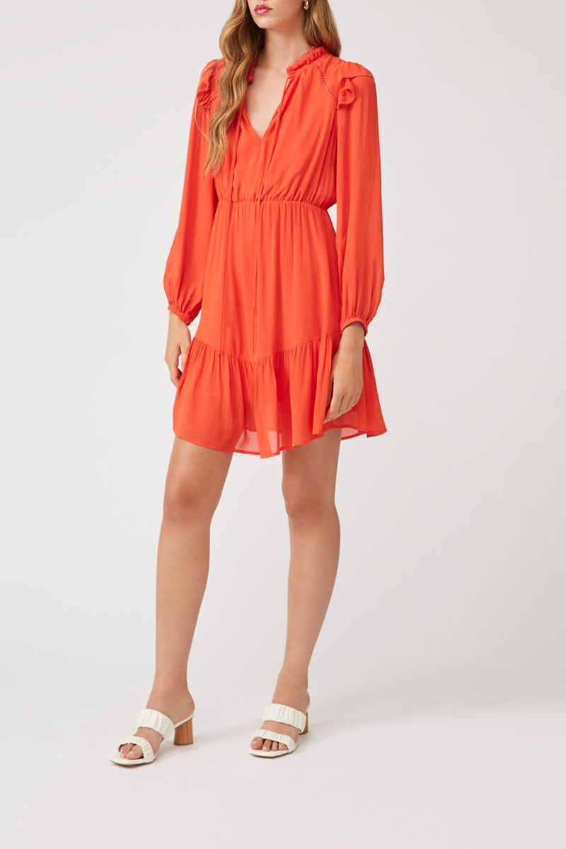 Robe Patineuse Cindy Orange