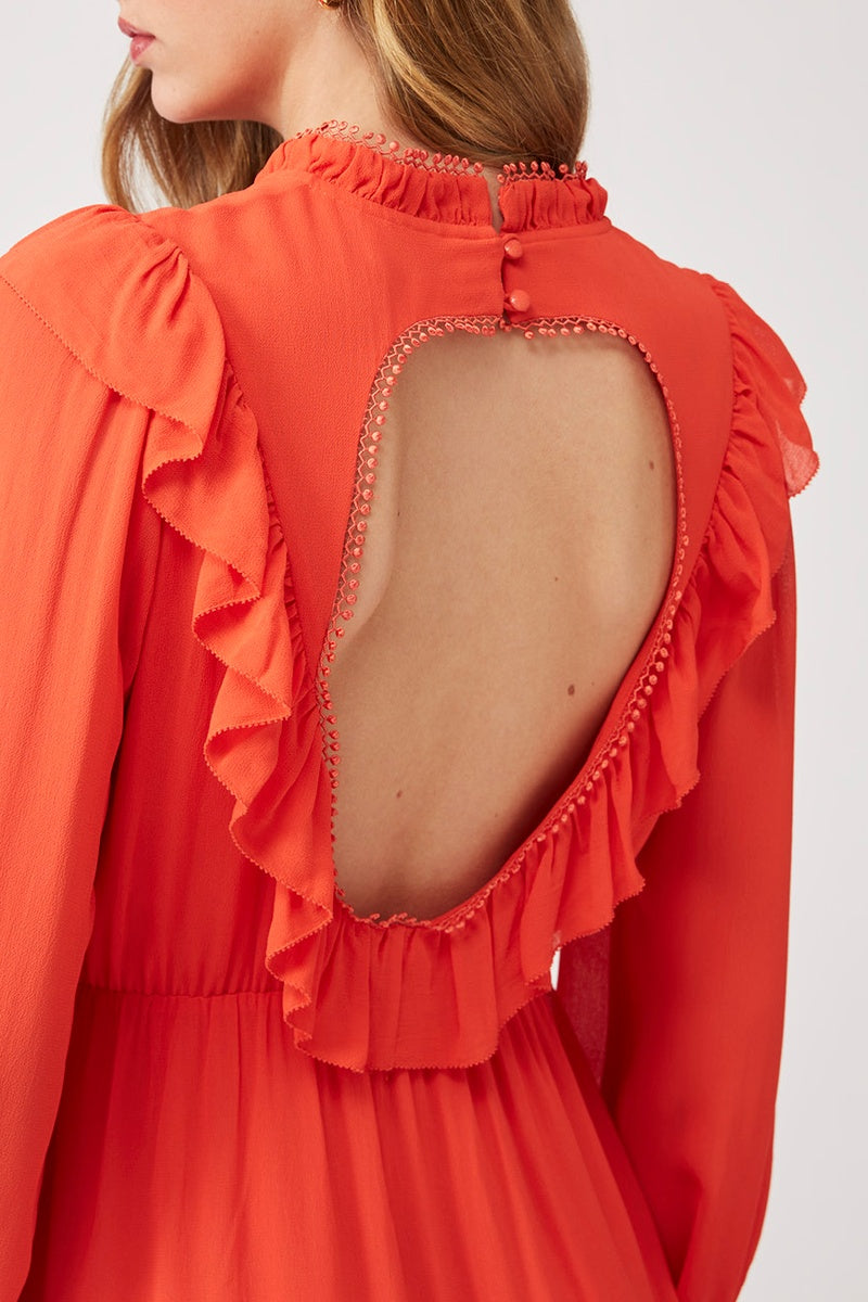 Robe Patineuse Cindy Orange