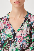 Loyce Black Blouse