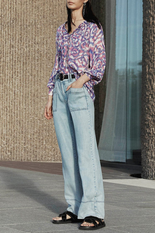 Lea Blouse Blue