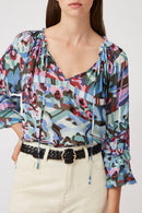 Blusa Lilian Verde Agua