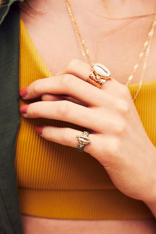 Yellow Gold Plated Brass Ring