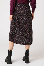 Berenice - Printed Long Skirt with Slit - Bilbao