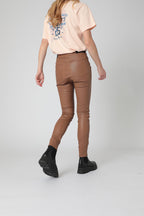 Berenice - Pantalón de Piel de Cordero - Camel