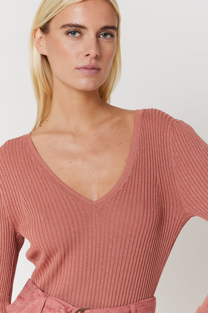 Berenice - Jumper - Terracotta