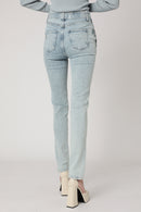 Jean Slim Taille Haute Ceinture - Bleach