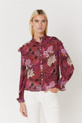 Camisa con estampado fruncido - El-Dabi
