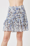 Jupe Volantée - Bleu