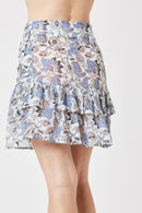 Jupe Volantée - Bleu