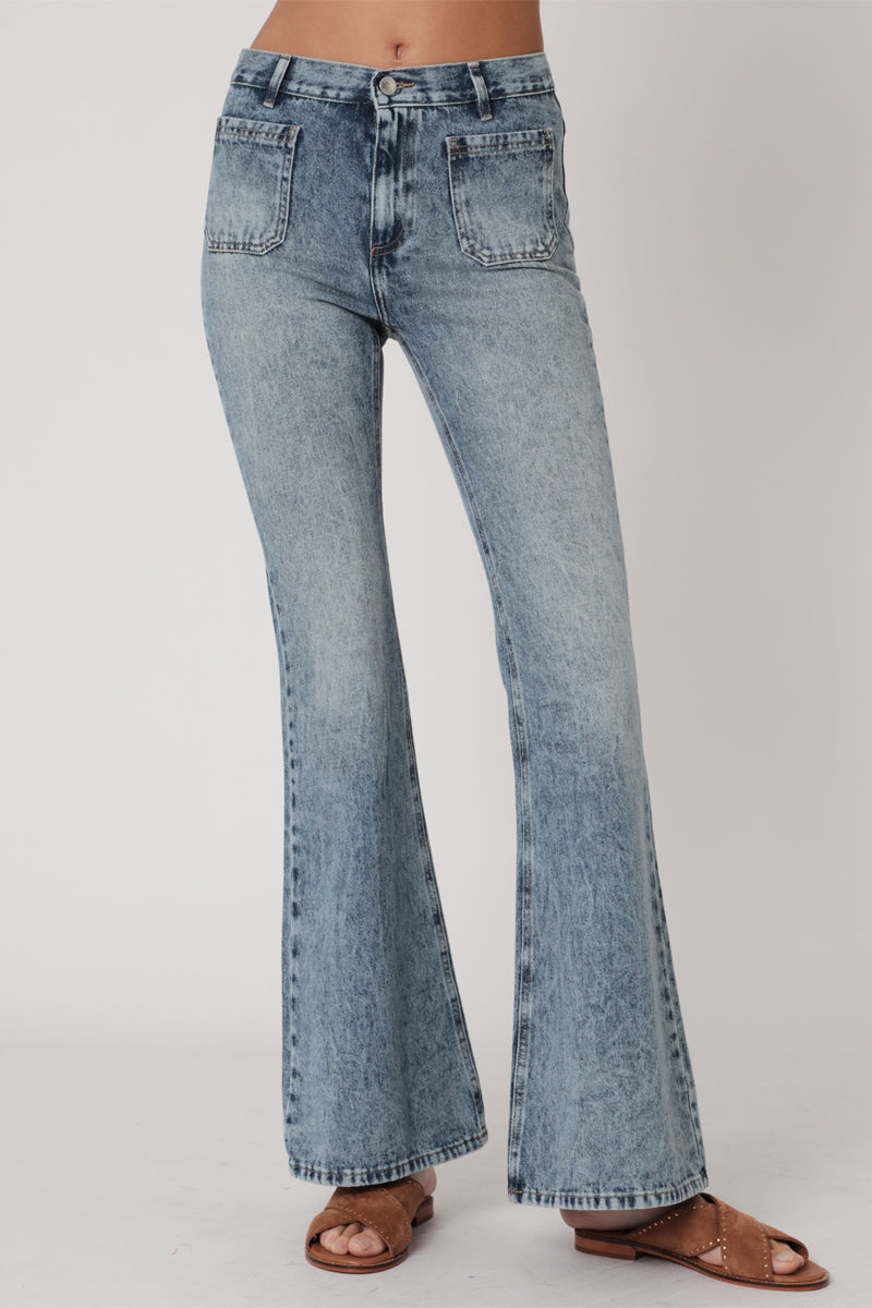 Berenice - Flare Jean - Blue