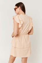 Berenice - Short Dress - Light Coral