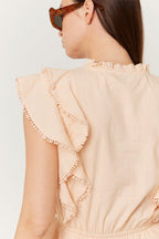 Berenice - Short Dress - Light Coral