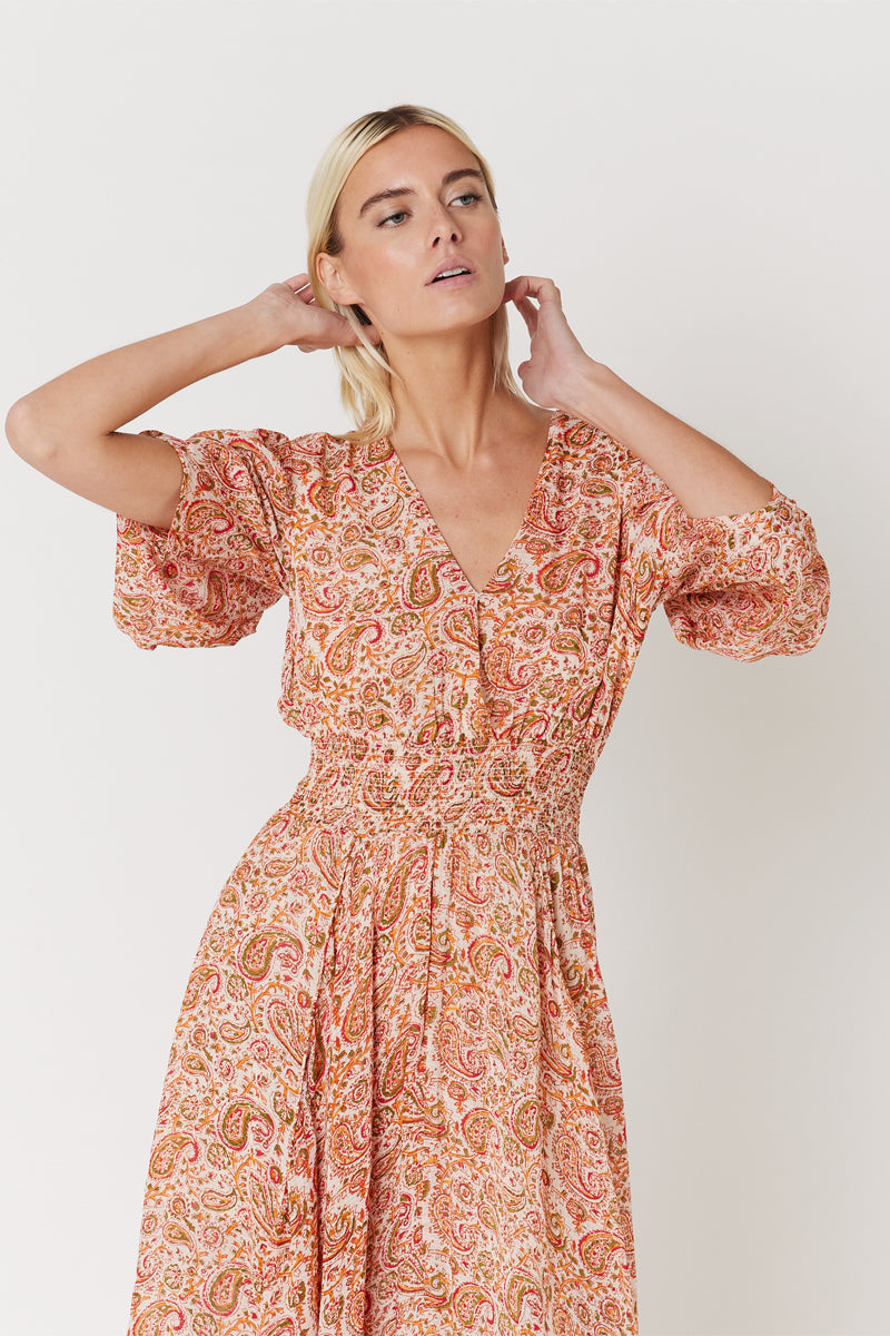 Berenice - Maxi Dress - Orange