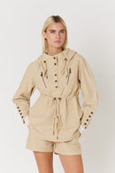 Parka Unie - Beige