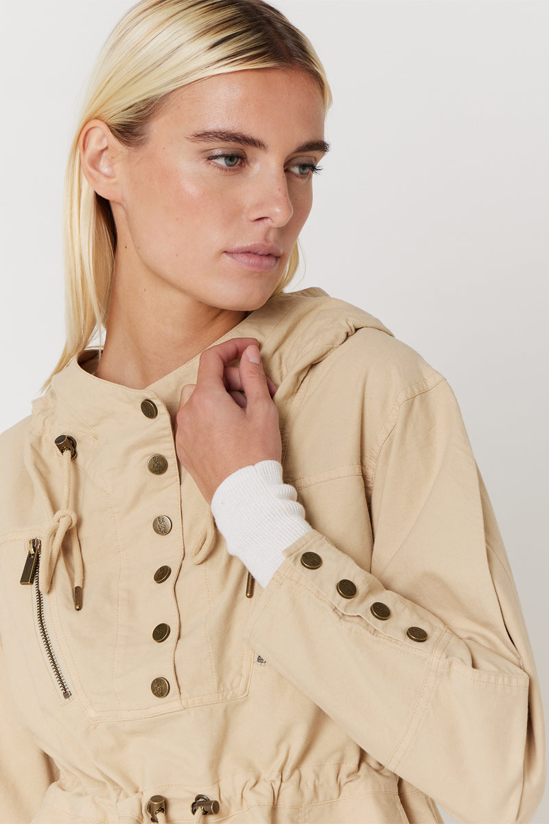 Parka Unie - Beige